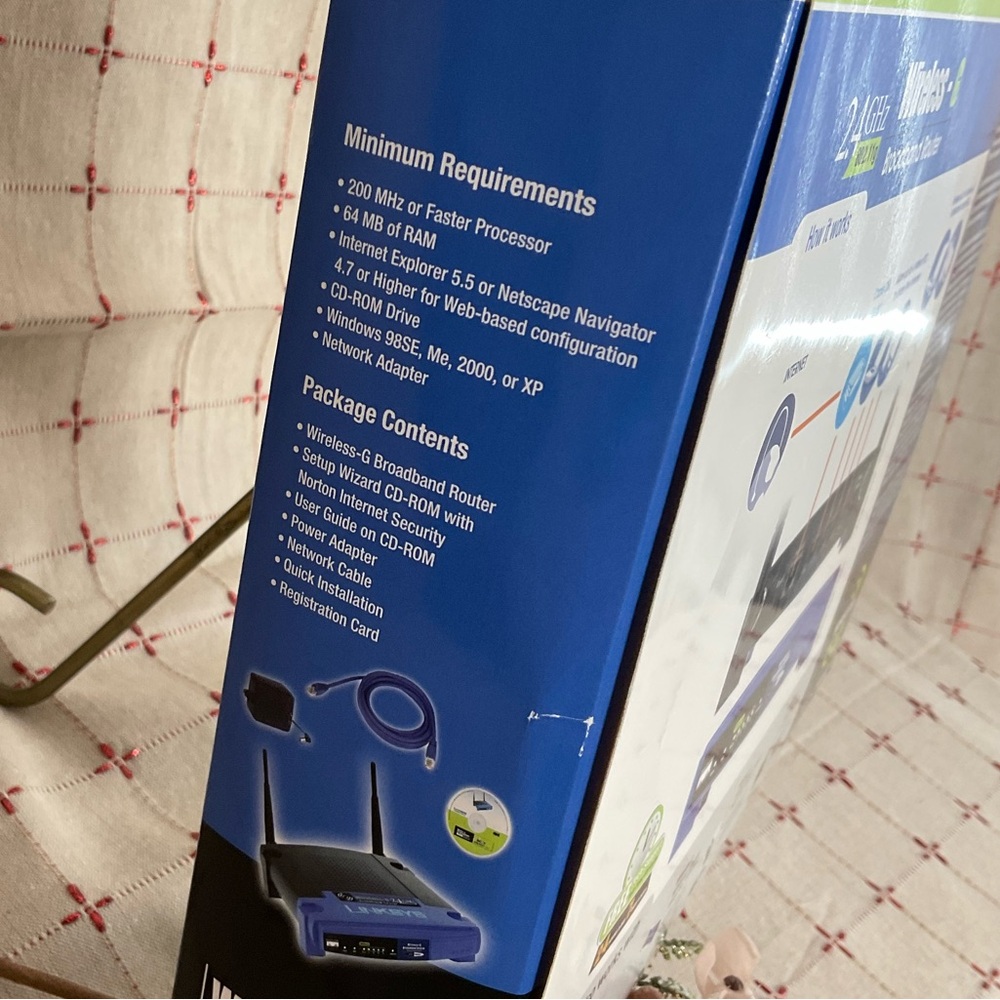 Linksys WRT54G Wireless-G Broadband Router in Original Box NEW - Picture 6 of 9